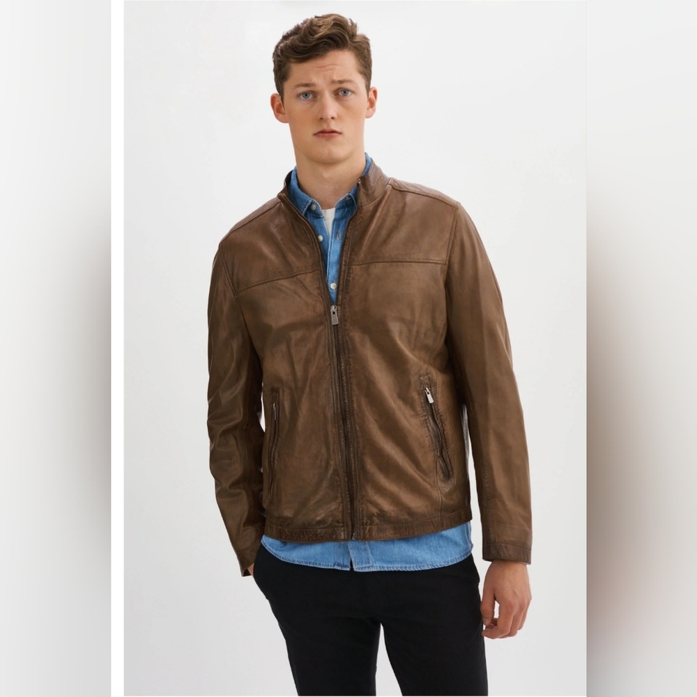 Venezia Dark Brown Military Jacket